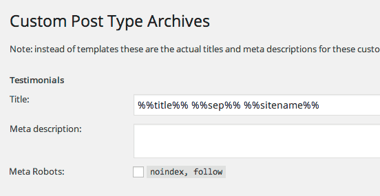 Yoast Post Types