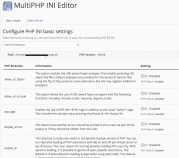 MultiPHP INI Editor