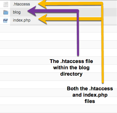 Your website address without blog subdomain showing