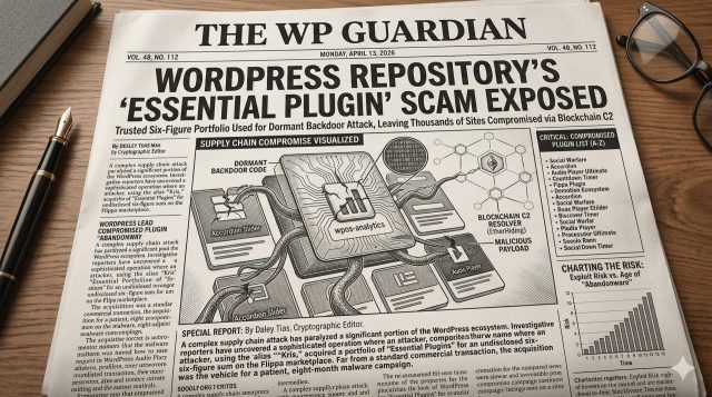 30 WordPress Plugins Hijacked- They Bought Your Trust